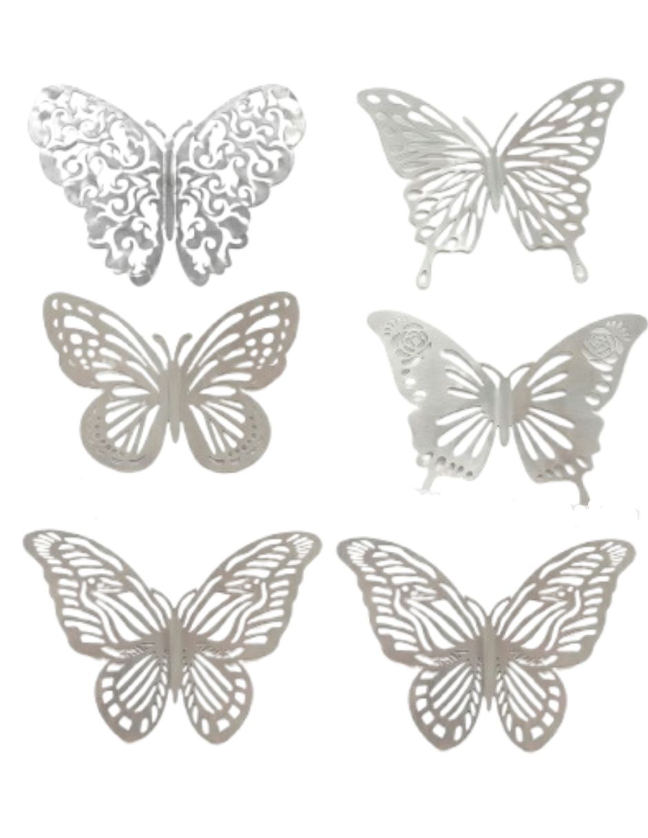 Figura decorativa de mariposa Bluelander 72 Mariposas Decorativas 3D